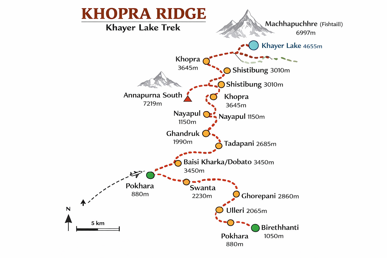 Khopra Ridge & Khayer Lake Trek